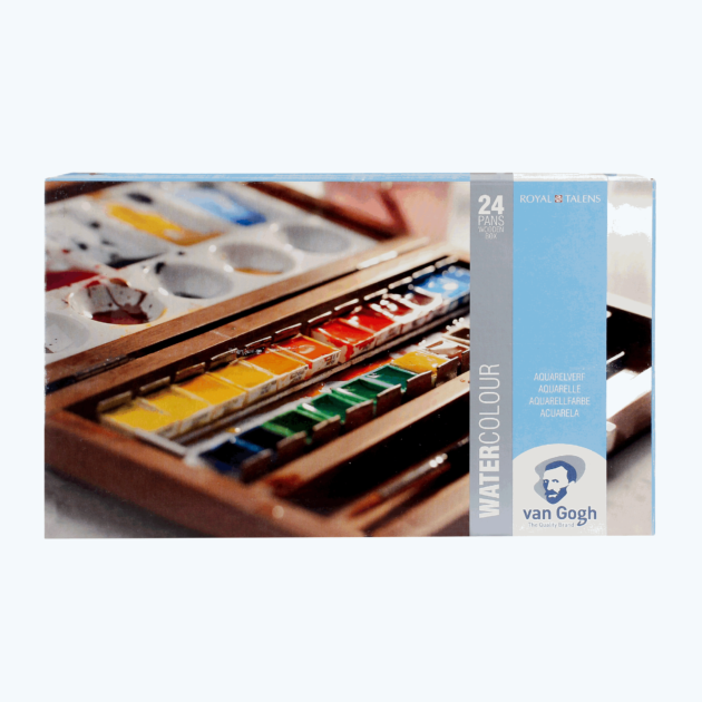 Est Madera Acuarela Past Van Gogh C/24