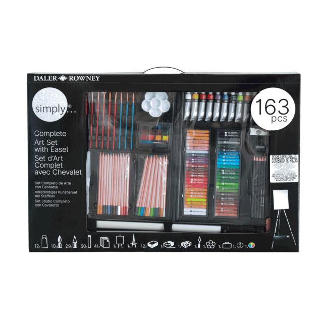 Set Studio Art Daler Rowney Con Caballete